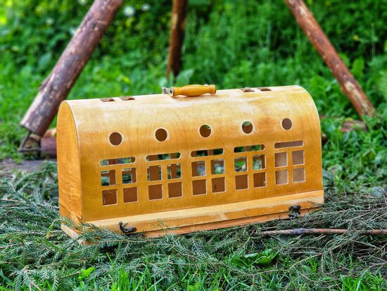 Mājdzīvnieku ceļojumu retro māja 