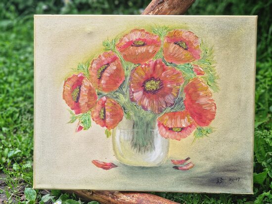 "Magones" Eļļa, Audekls,  2019g. 50x40cm 